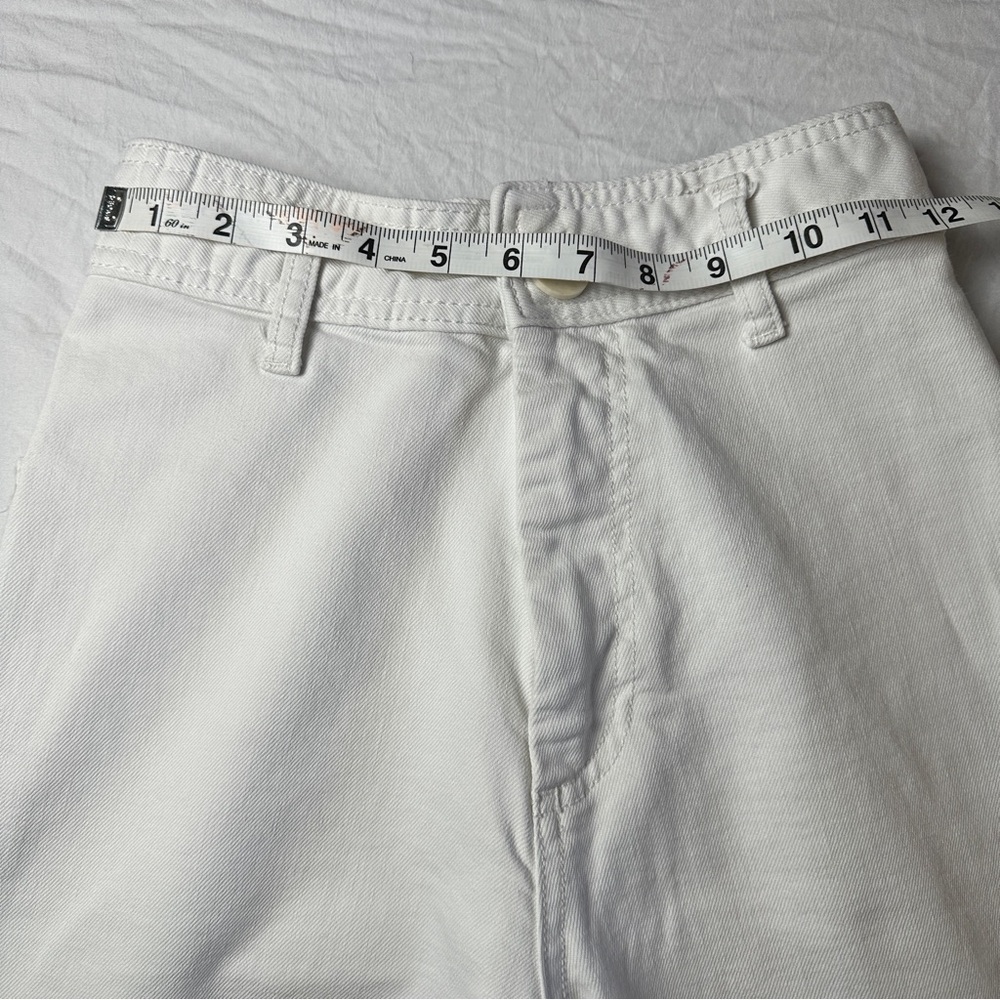 Zara Women's White Wide-Leg Jeans - Picture 7 of 8